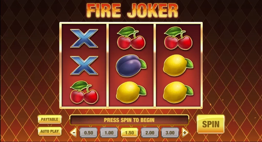 Онлайн слот Fire Joker в Казино Алтын